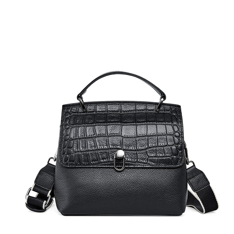 All-match Leather Women's Bag Pattern Messenger Bag