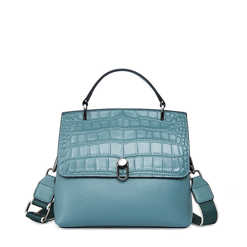 All-match Leather Women's Bag Pattern Messenger Bag