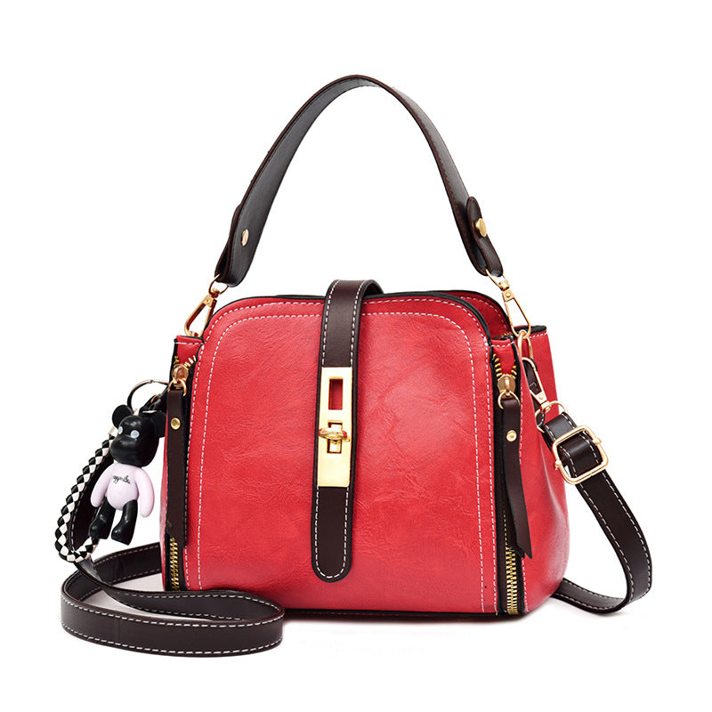 Fashion PU Leather Handbags Small Flap Crossbody Shoulder