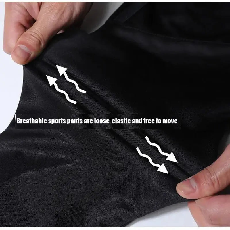 Men Sport Pants With Zipper Pockets