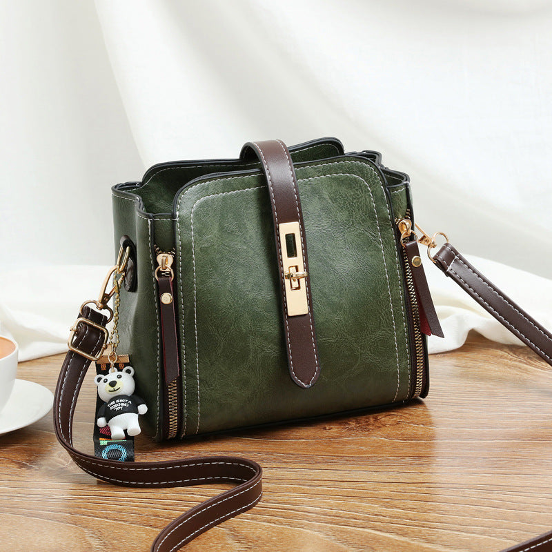 Fashion PU Leather Handbags Small Flap Crossbody Shoulder