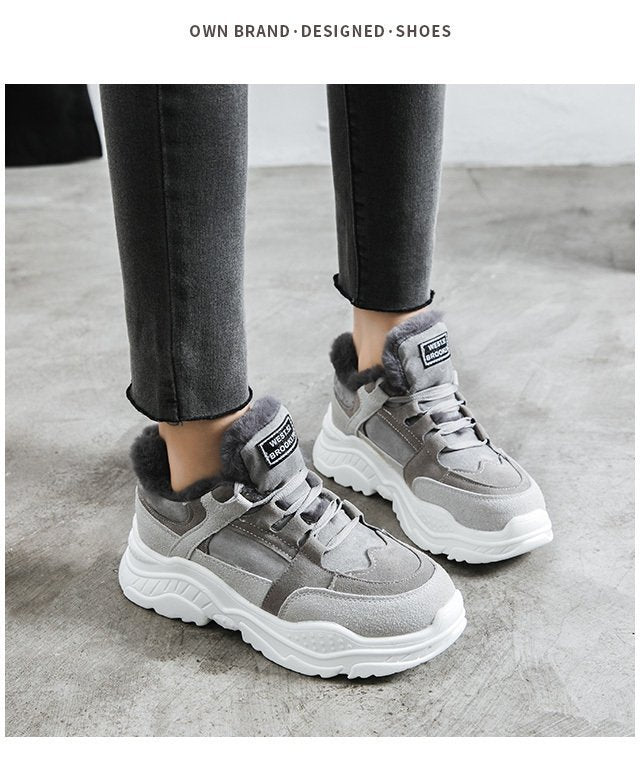 Trifle cotton women sneakers - Top Zone Store