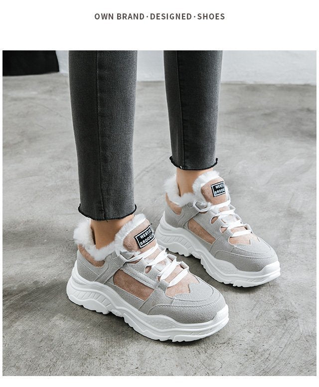 Trifle cotton women sneakers - Top Zone Store