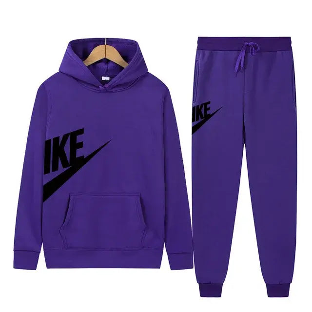 Classic brand sportswear pullover and jogging pants