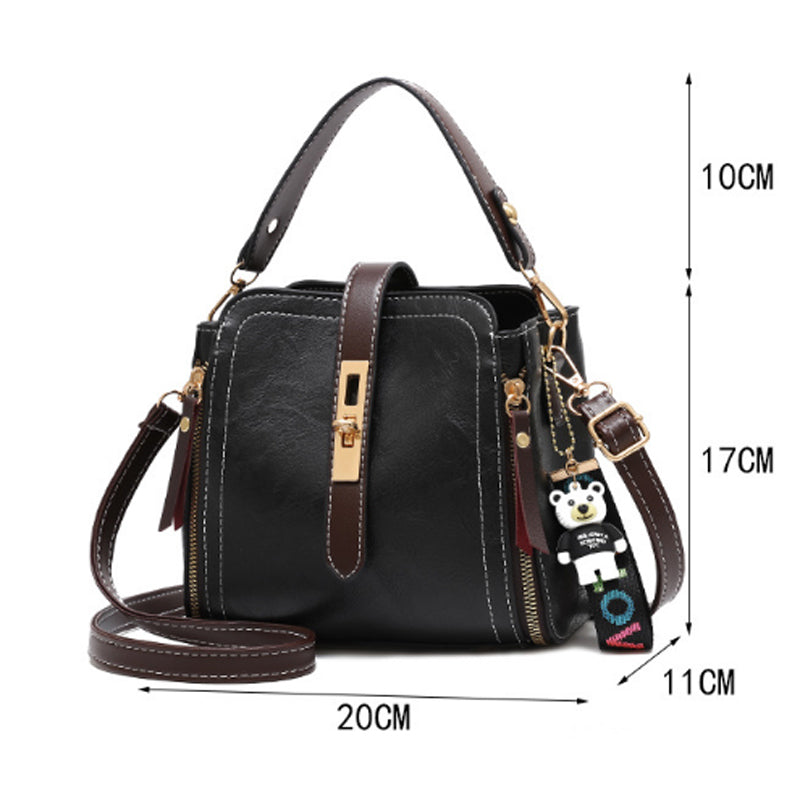 Fashion PU Leather Handbags Small Flap Crossbody Shoulder