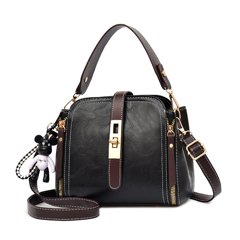 Fashion PU Leather Handbags Small Flap Crossbody Shoulder