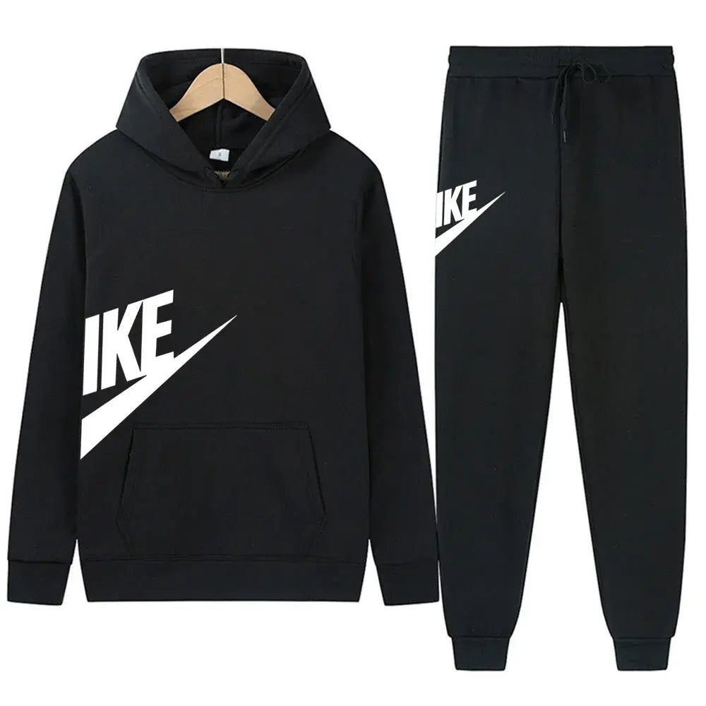 Classic brand sportswear pullover and jogging pants