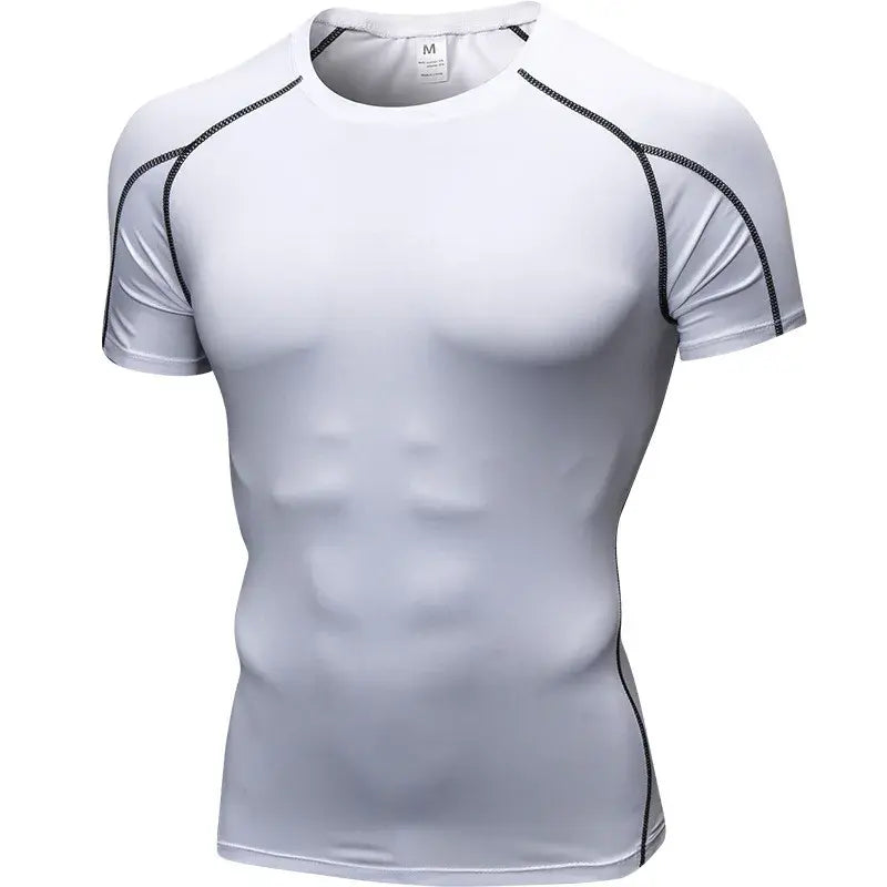 Elastic Men's Sport Running Shirt Fitness