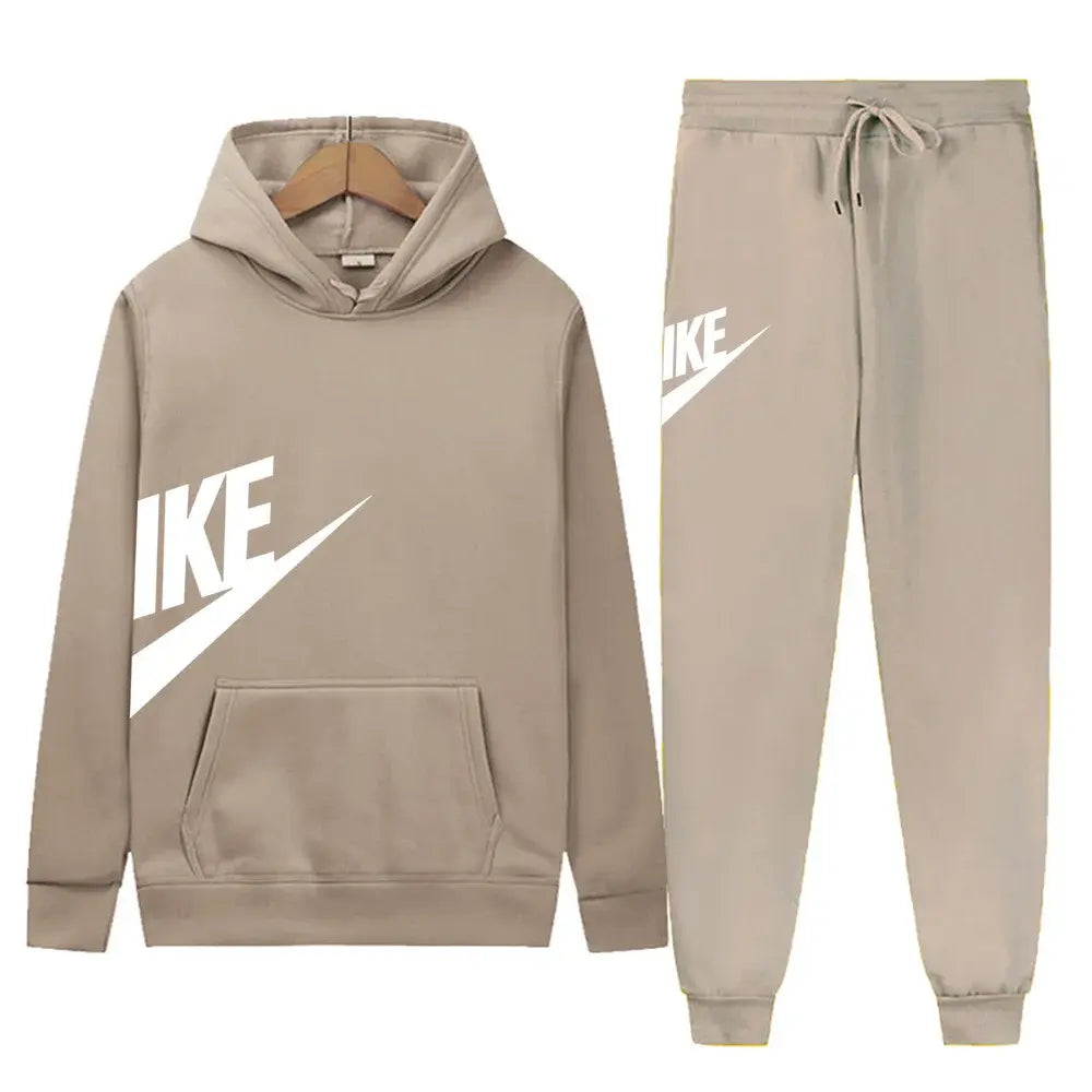 Classic brand sportswear pullover and jogging pants