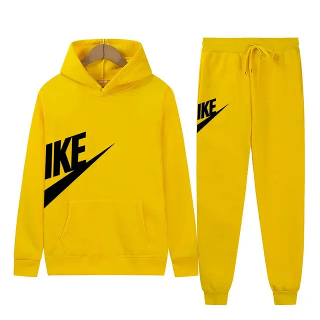 Classic brand sportswear pullover and jogging pants