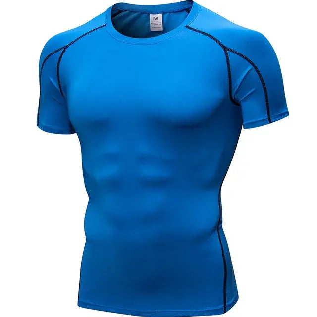 Elastic Men's Sport Running Shirt Fitness