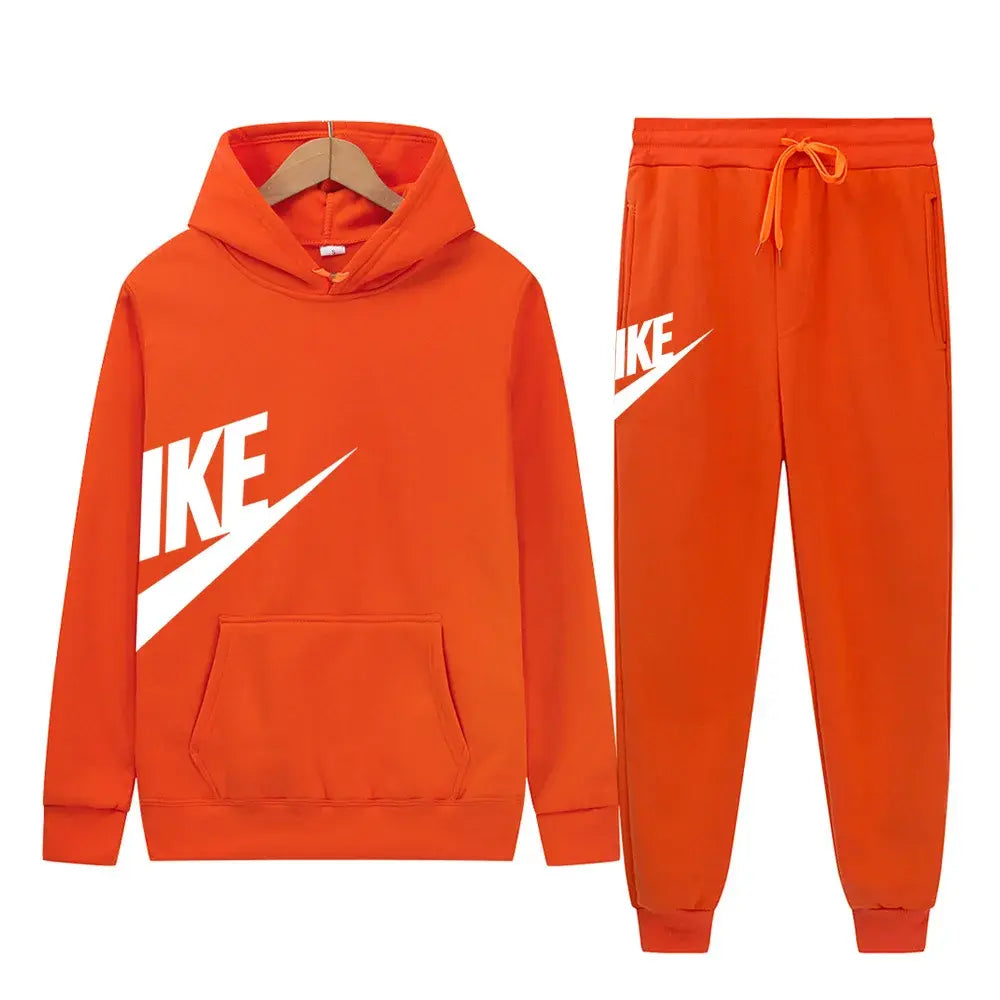 Classic brand sportswear pullover and jogging pants