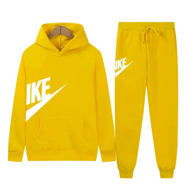 Classic brand sportswear pullover and jogging pants