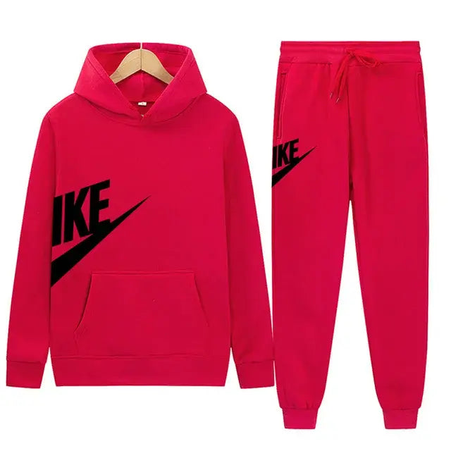 Classic brand sportswear pullover and jogging pants