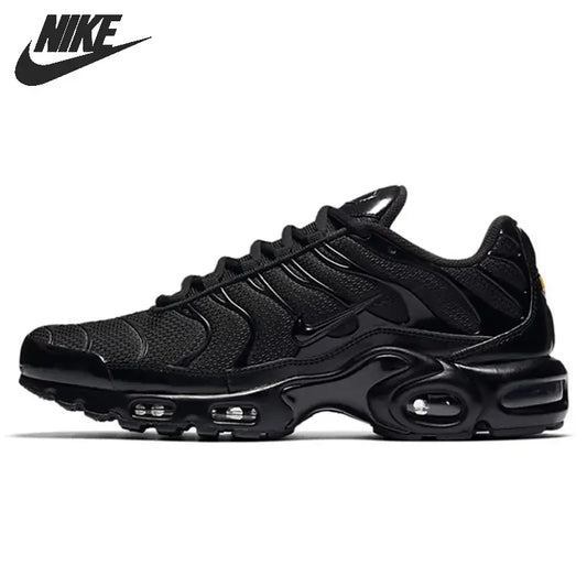 Nike Air Max Plus Triple TN Black Low Top Running Shoes for Men and Women Unisex